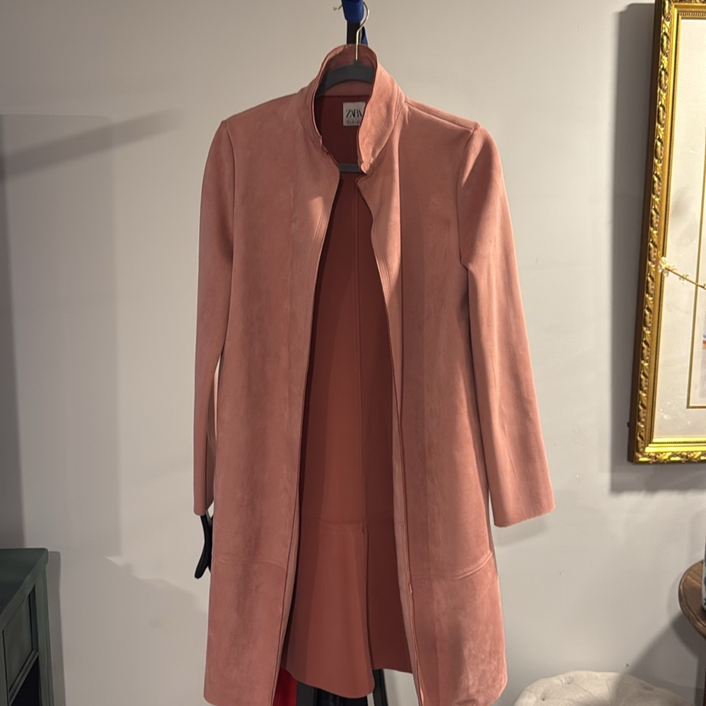 Zara faux suede jacket - Picture 1 of 9